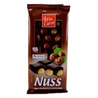 Шоколад чорний Fin Carre "Темний шоколад з цілим горіхом" , 100 г