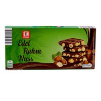 Шоколад K-Classic "Edel Rahm Nuss"з цільним горіхом, 200 г