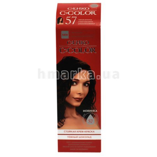 Фото Фарба для волосся C:EHKO C:Color 57 темний шоколад, 50 мл № 2