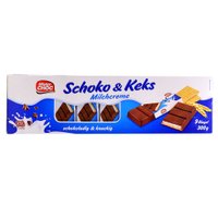 Шоколад  Mister CHOC "Schoko & Keks Milchcreme", 300 г 