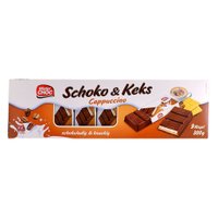 Шоколад  Mister CHOC "Schoko & Keks Cappuccino" , 300 г (9 шт. х 33,3 г)