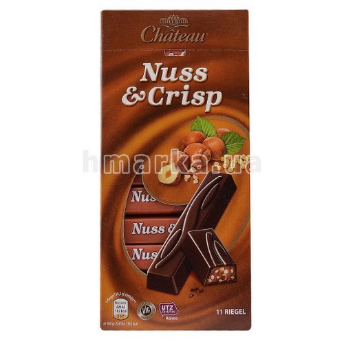 Фото Шоколад Chateau "Nuss & Crisp", 200 г (11 шт. х 18,2 г) № 1