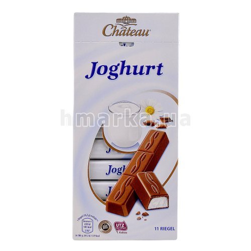 Фото Шоколад молочний Chateau Jogurt, 200 г (11 шт. х 18,2 г) № 1