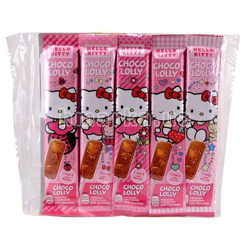 Фото Шоколад молочний Hello Kitty "Choco lolly" , 5 x 15 г № 1