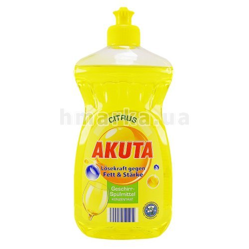 Фото Засіб для миття посуду Akuta "Лимон", 500 мл № 1