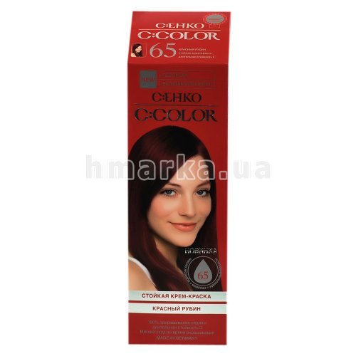 Фото Фарба для волосся C:EHKO C:Color 65 червоний рубін, 50 мл № 1