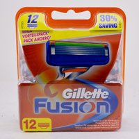 Картриджи для станка Gillette Fusion, 12 шт.