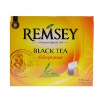 Черный чай пакетированный Remsey "Классический", 75 шт. х 2,0 г