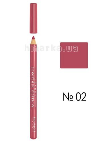 Фото Bourjois Contour Levres Edition олівець для губ, № 2 рожевий, 1,14г № 1