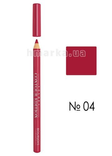 Фото Bourjois Contour Levres Edition олівець для губ, № 4 яскраво-рожевий, 1,14г № 1