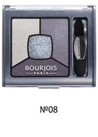 Bourjois SMOKY STORIES тени для глаз "квадро", 08-синяя гамма, 3,2 г