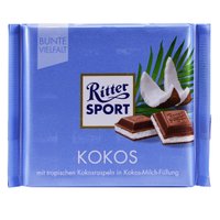 Шоколад молочний Ritter Sport Kokos, 100 г