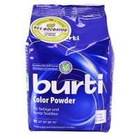 Стиральный порошок Burti "Color" для цветного белья без фосфатов, 1.5 кг