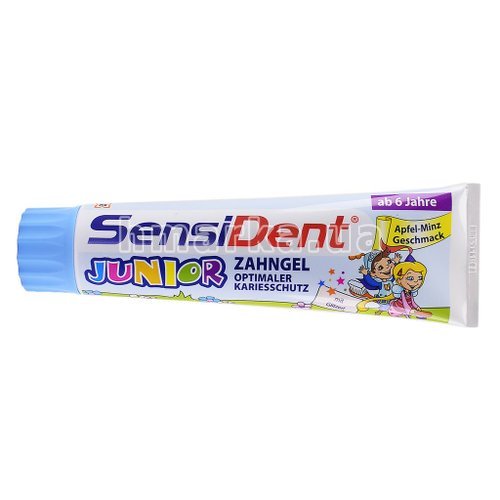 Фото Зубна паста - гель Sensi Dent "Junior" для дітей від 6 років, 100 мл № 1