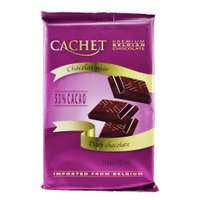 Шоколад чорний CACHET "Dark Chocolate", 53 % кaкao, 300 г