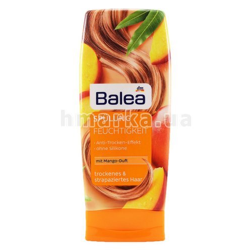 Фото Бальзам для волосся Balea "Манго та Алое Вера" для сухого та пошкодженого волосся, 300 мл № 4